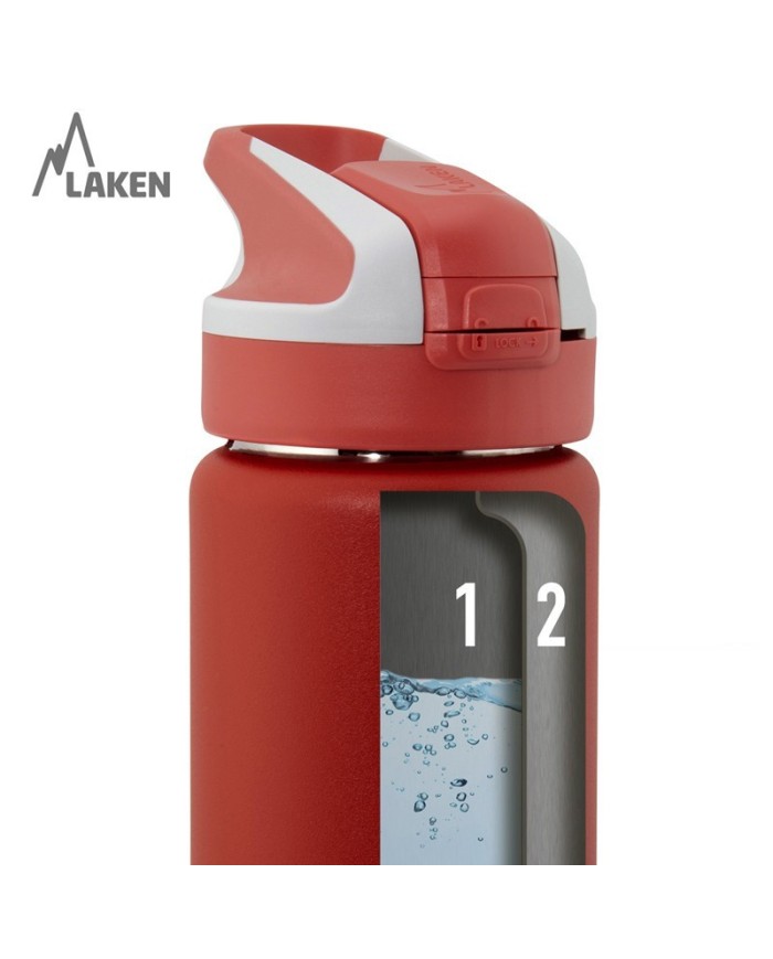 St. steel thermo bottle 18/8 Summit  - 0,75L  - Re