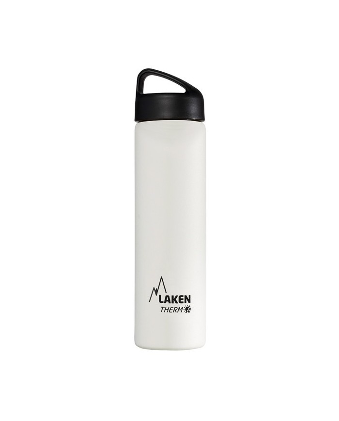 Edelstahl-Thermoflasche 18/8 - 0,75L - Weiß