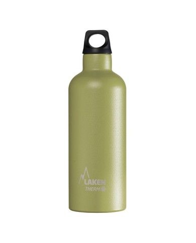 Edelstahl-Thermoflasche 18/8 - 0,5L - Khaki
