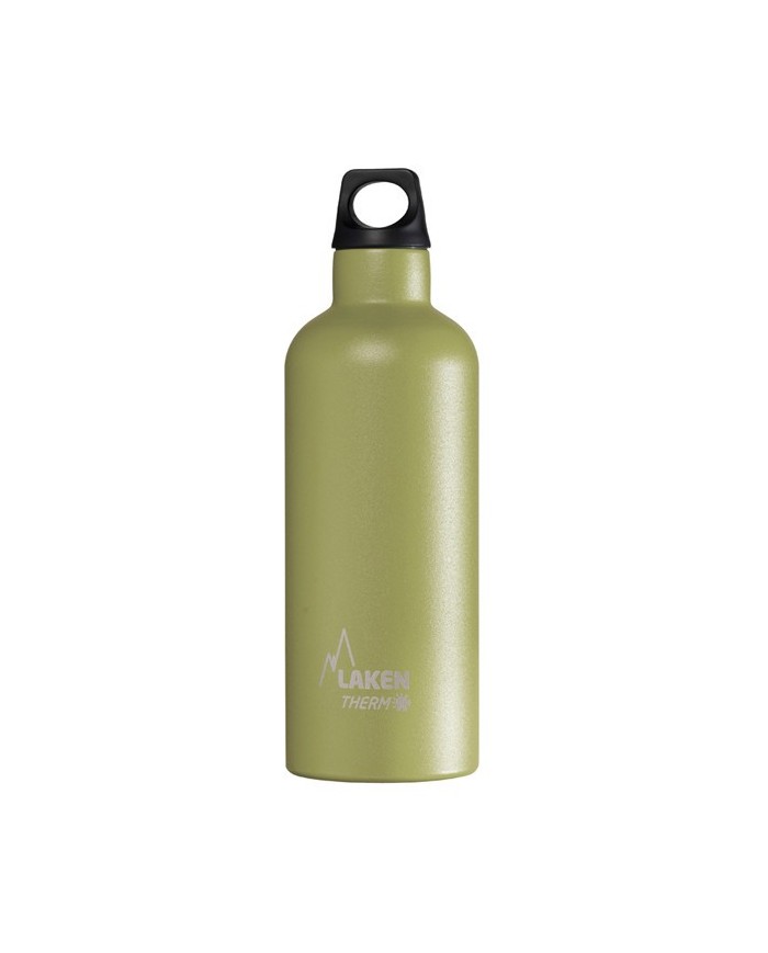 Edelstahl-Thermoflasche 18/8 - 0,5L - Khaki