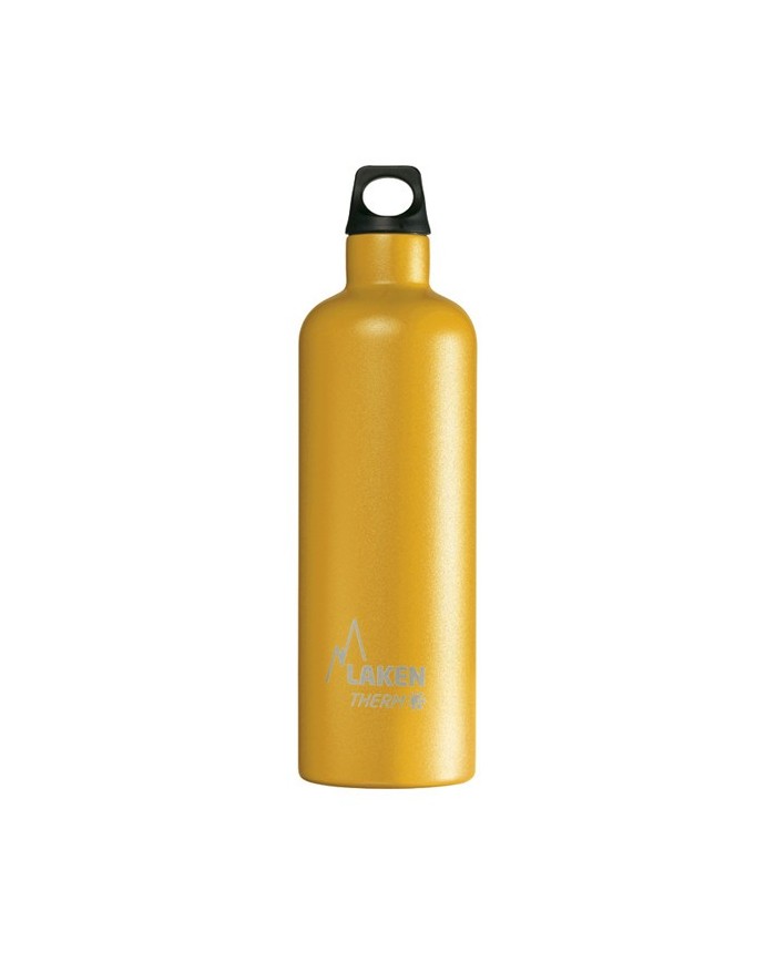Edelstahl-Thermoflasche 18/8 - 0,75L - Gelb