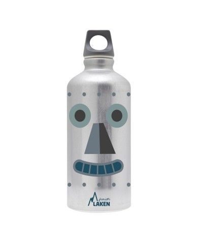 Alu. Flasche 0,6 L. Futura Deckel - Roboter