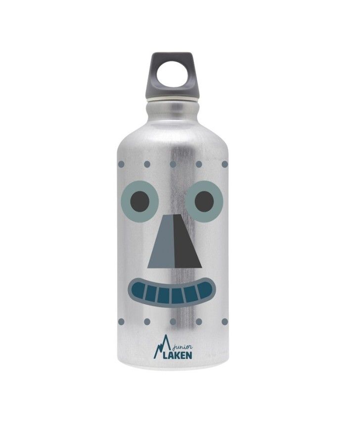 Alu. Flasche 0,6 L. Futura Deckel - Roboter