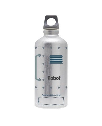 Alu. Flasche 0,6 L. Futura Deckel - Roboter