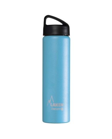 Edelstahl-Thermoflasche 18/8 - 0,75L - Cyan