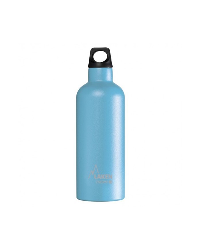 Edelstahl-Thermoflasche 18/8 - 0,5L - Cyan
