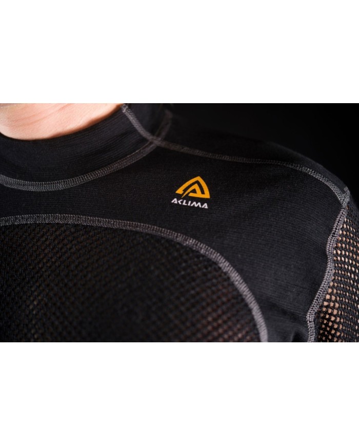 Koszulka polo WoolNet z zamkiem błyskawicznym, M