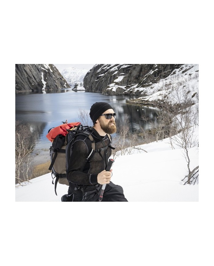 Koszulka polo WoolNet z zamkiem błyskawicznym, M