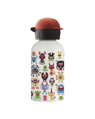 Edelstahl-Thermoflasche 0,35 L. Schlagverschluss. Pequemons