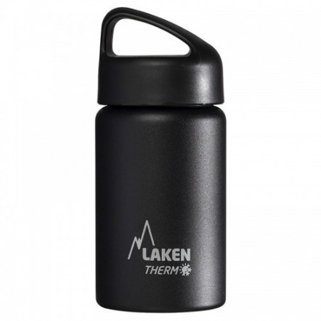 St. steel thermo bottle 18/8  - 0,35L  - Black