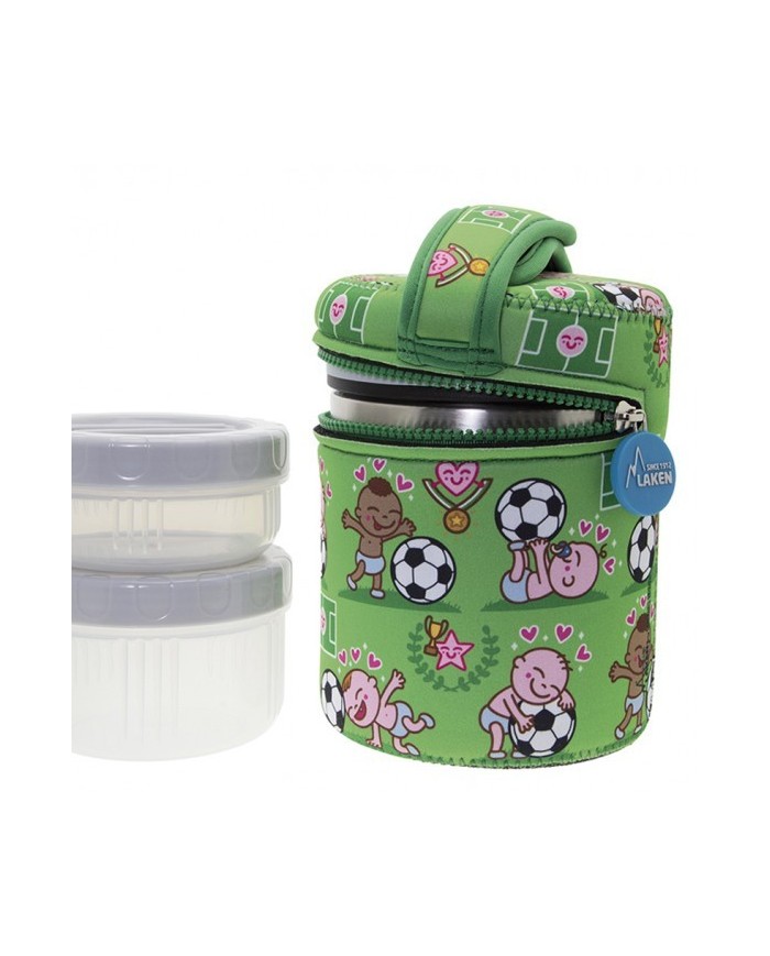 Stalowy termiczny pojemnik na żywność 1 L. + pokrywa LJ Pi