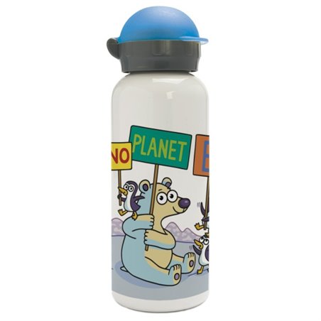 Aluminium bottle 0.45 L. No Planet