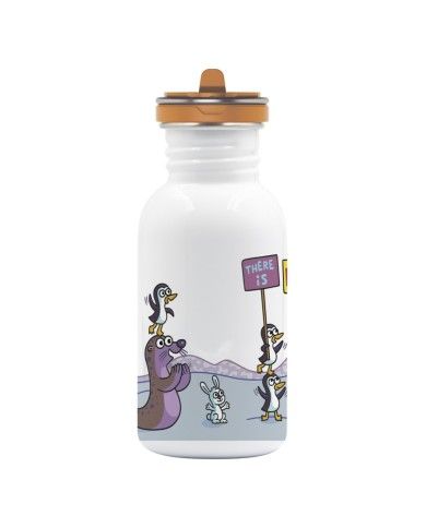 St. steel bottle Flow cap 0,5L NO PLANET