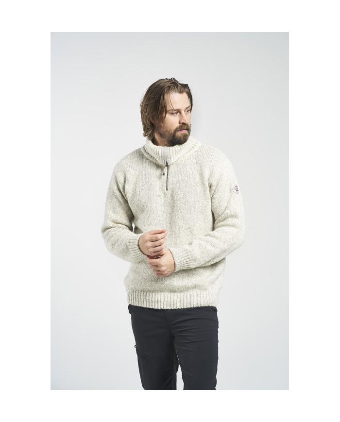 NANSEN WOOL ZIP NECK