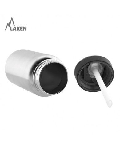 Edelstahl-Thermoflasche 18/8 Summit - 0,50L - Pl