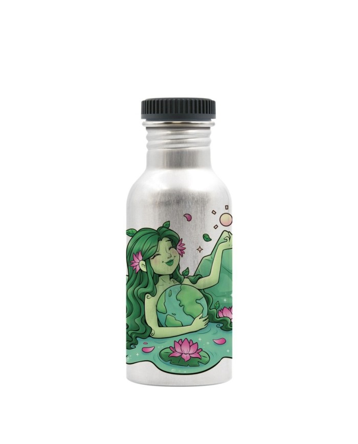Alu. bottle 0,6 L. Plain cap - Gaia