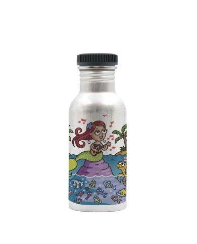 Alu. bottle 0,6 L. Plain cap - Ukelele