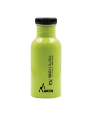 Alu. bottle Basic Alu 0,60 L. Plain cap - Apple green