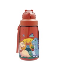 Tritan bottle 0,45 L. OBY cap Dinos love