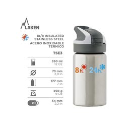 St. steel thermo bottle 0.35 L. Go to the moon