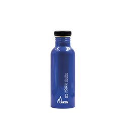 Alu. bottle Basic Alu 0,75 L. Plain cap - Blue