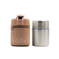 Stainless steel thermo food container 0.5 L. DRINKLIFE+COVER CITY