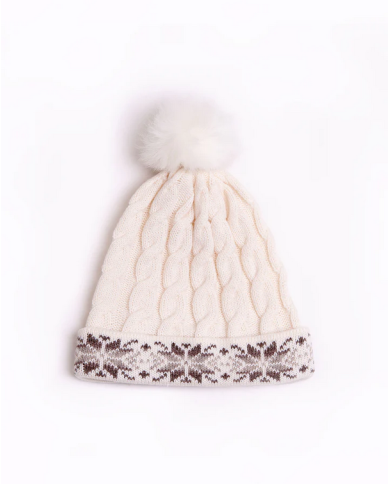 Käsmu hat with jacquard