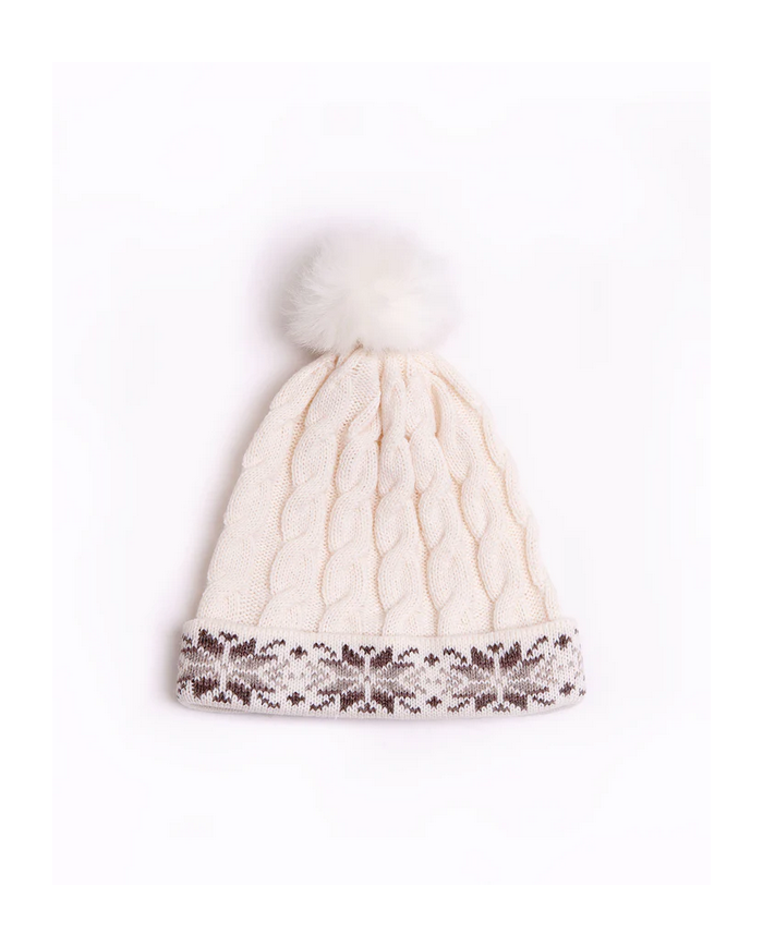 Käsmu hat with jacquard