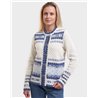 Tori jacquard knit cardigan