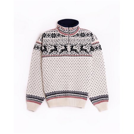 Reindeer men´s collared sweater