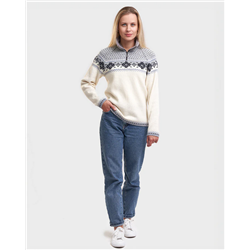 Halliste women´s zipper neck sweater