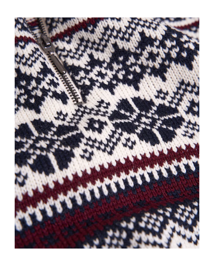 Ruhnu men´s zipper neck sweater
