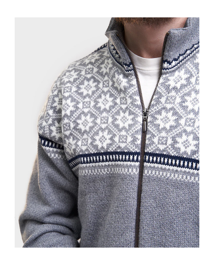 Kihnu zipper cardigan