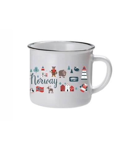 Smaltovaný hrnček - Vianoce