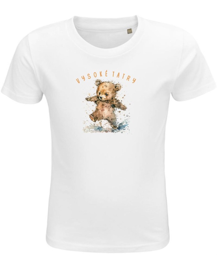 Detské bavlnené tričko - Medvedík