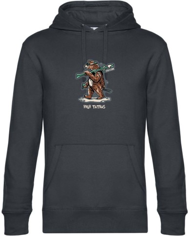 Pánska mikina s kapucňou - Lyžiar