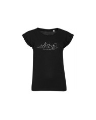 Dámske bavlnené tričko - Línia hôr Dámske bavlnené tričko - Línia hôr