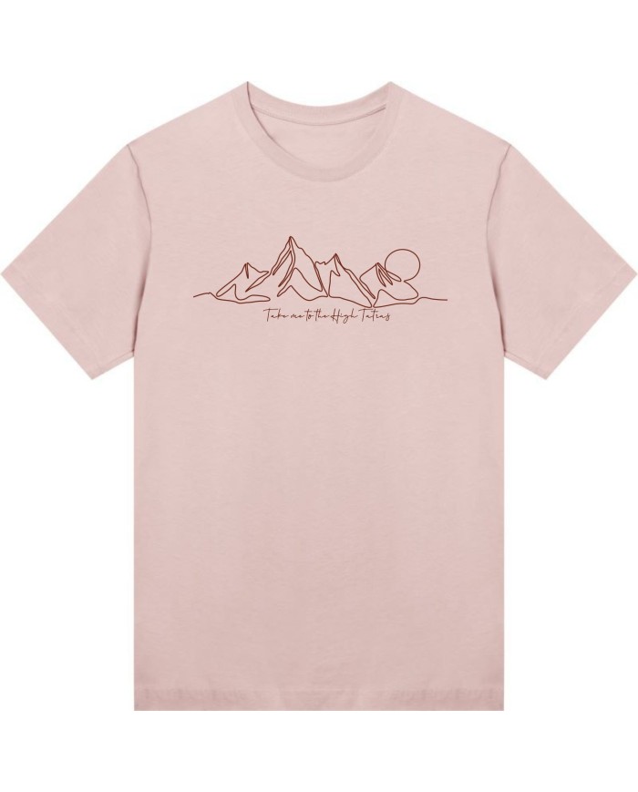 Dámske bavlnené tričko - Línia hôr Dámske bavlnené tričko - Línia hôr