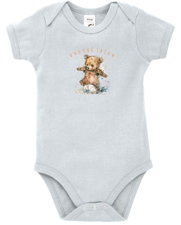 Detské bavlnené body - Macko Detské bavlnené body - Macko