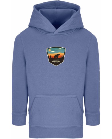 Chlapčenská mikina s kapucňou - Národný park medveď