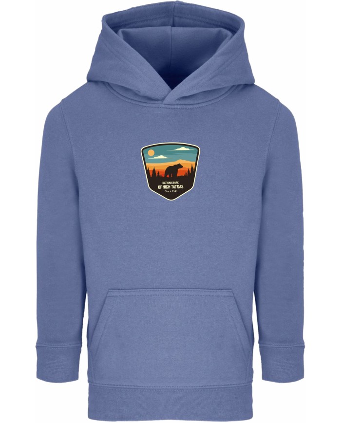Chlapčenská mikina s kapucňou - Národný park medveď