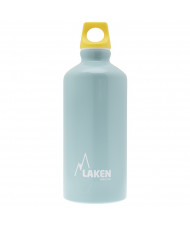 Alu. Bottle Futura 0,6 L.-Yellow Cap -Light blue B