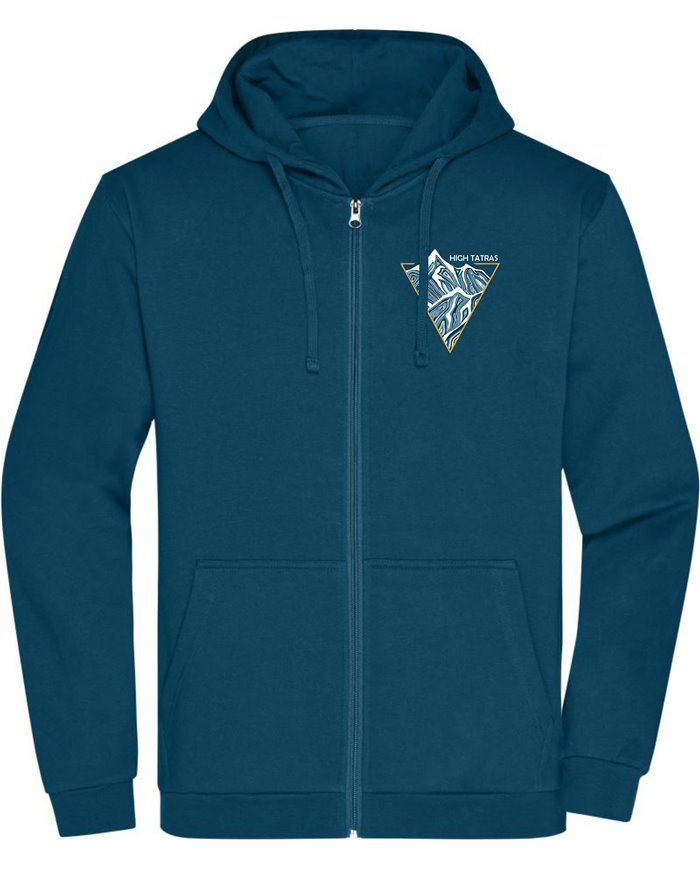 Pánska mikina so zipsom - Hory