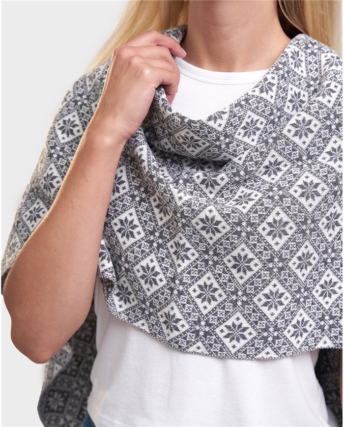 Hiiu multi-wear poncho