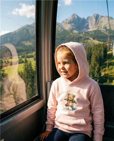 TATLAND GIRL'S HOODIE TEDDY BEAR