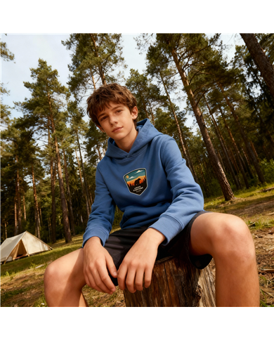 Chlapčenská mikina s kapucňou - Národný park medveď