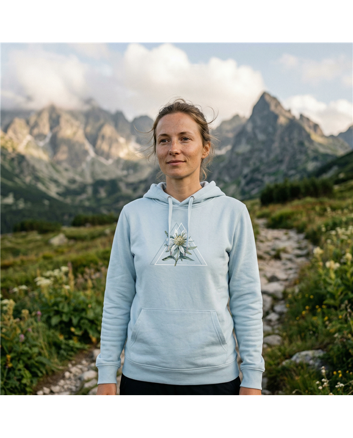 TATLAND WOMEN'S HOODIE EDELWISS