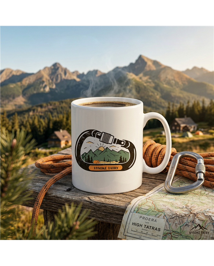 TATLAND KERAMICKÝ HRNČEK S POTLAČOU