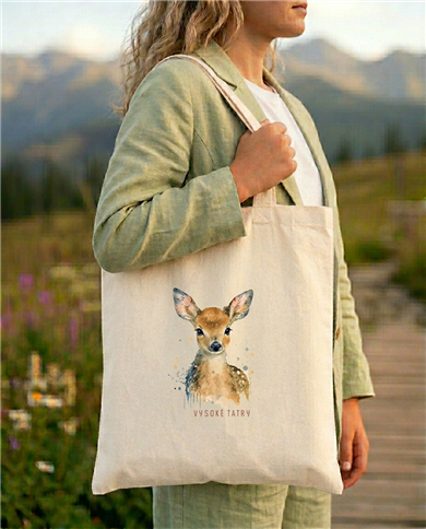 BAWEŁNIANA TORBA TATLAND Z NADRUKIEM