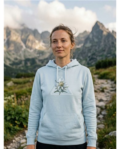 TATLAND WOMEN'S HOODIE EDELWISS